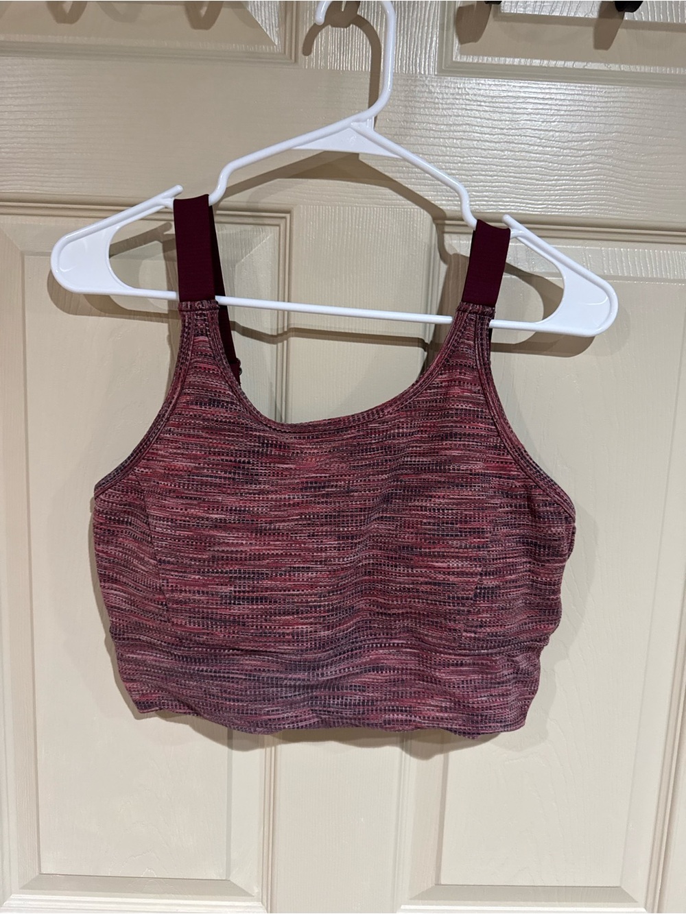 CALIA by Carrie Underwood Marled Wine Sports Bra